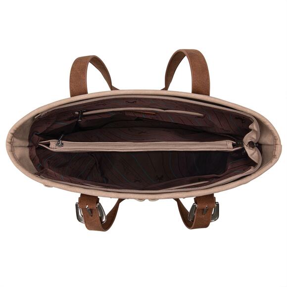 Montana West Tan Buckle Tote *NEW in Package* - Picture 3 of 4